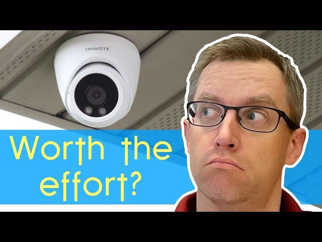 Are hard-wired security cameras worth it? -- ONWOTE 4K security camera system review