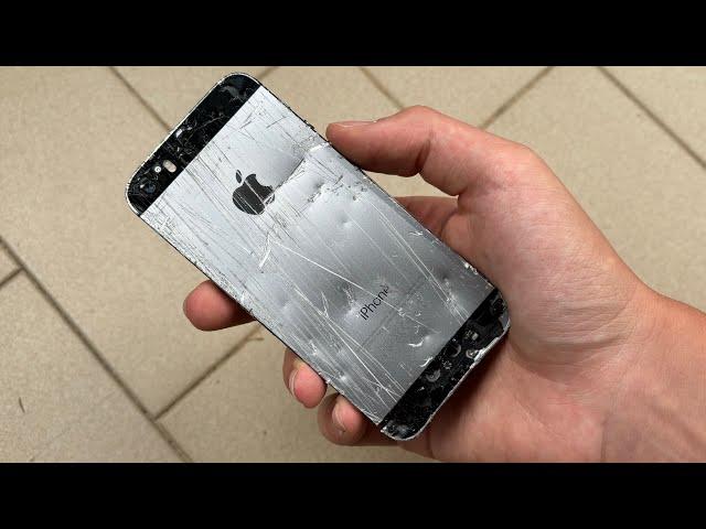 iPhone 5s run over by car