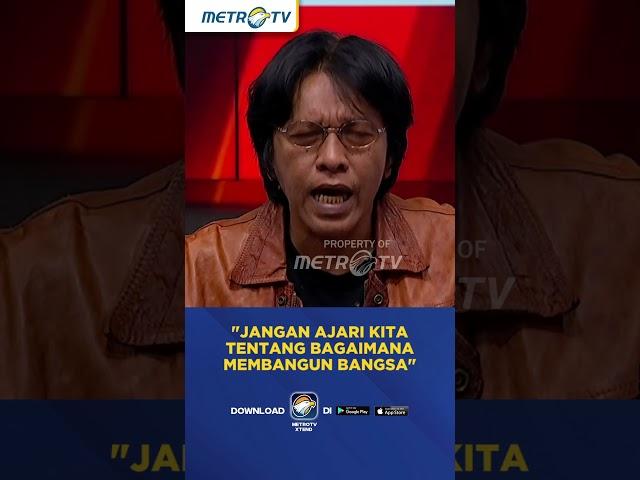 Adian: Jangan Ajari Kita Tentang Bagaimana Membangun Bangsa #shorts