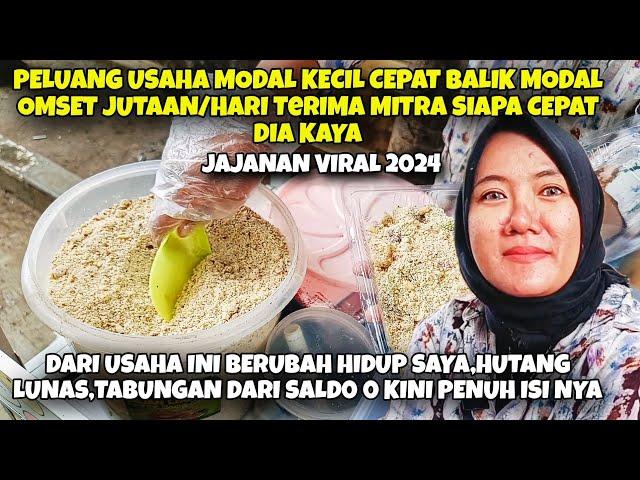 OMSET JUTAAN MODAL KECIL UNTUNG BESAR,HUTANG SEMUA LUNAS DARI HASIL USAHA INI