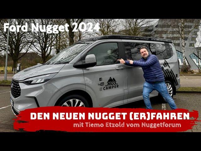 Driving the new FORD NUGGET 2024 | A short tour with Tiemo | How does the Tourneo Custom drive?