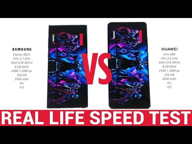 Samsung Galaxy Note 10 vs Huawei P30 Pro - Real Life Speed Test! [Big Difference?]