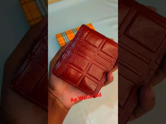 Burberry Genuine Leather Premium Short Wallet #viralvideo #foryou #louisvuittonbag #burberrybag