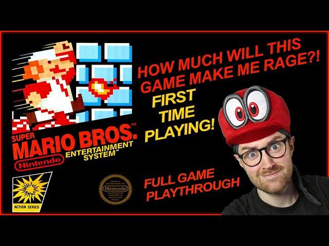 SUPER MARIO BROS. First Time Player! NO WARPS! The Hardest Game I've Played. Furthest 8-2. Part 8