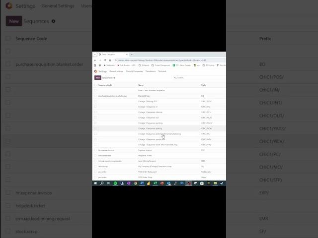 Auto Naming Sequences in ODOO