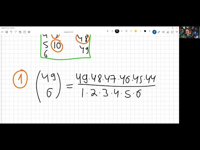 8.2 Комбинаторика Спортлото 6 из 49