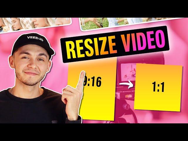 How to Resize Video for Any Social Media: TikTok, Instagram, YouTube, Facebook (Video Resizer)