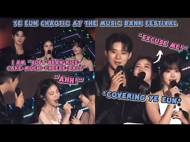 SHIN YEEUN, EUNCHAE, AND SANGMIN shared some chaotic moments during the Music Bank Global Festival