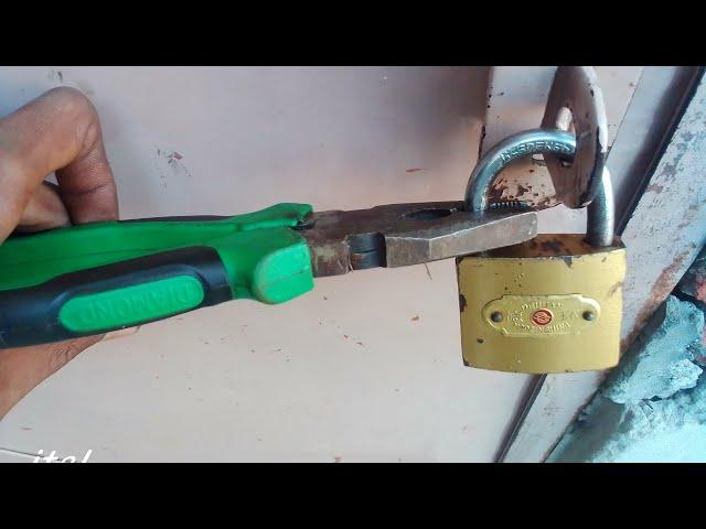 How to break lock with hammer just one Minutes|Easy way|