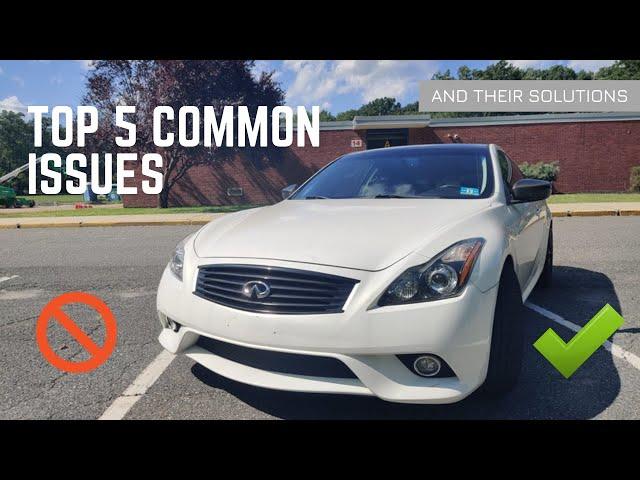 5 Common Issues (G37/370z) - **WATCH THIS BEFORE BUYING!