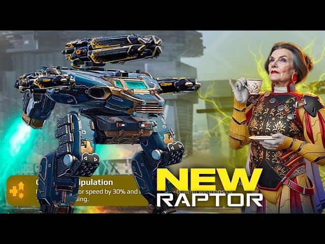 Raptor Gets EVEN STRONGER... New Pilot With Massive +30% Speed Boost & Healing | War Robots