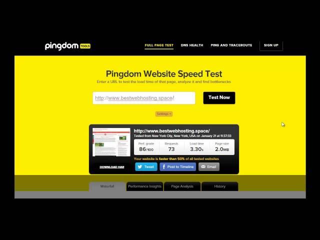 iPage Review: website speed test and how fast is iPage hosting?