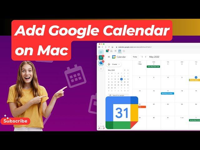 How to Add Google Calendar on Mac | Add Google Calendar events to Apple Calendar