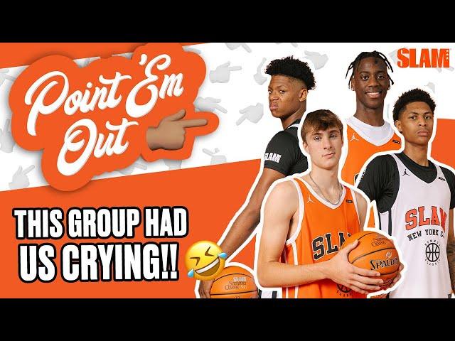 These Top HS Hoopers Are Too Funny  Cooper Flagg, AJ Dybantsa, & MORE!  | SLAM Point 'Em Out