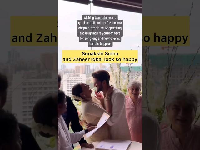 Sonakshi Sinha & Zaheer Iqbal's first wedding video OUT!  #shorts #sonakshisinha #zaheeriqbal