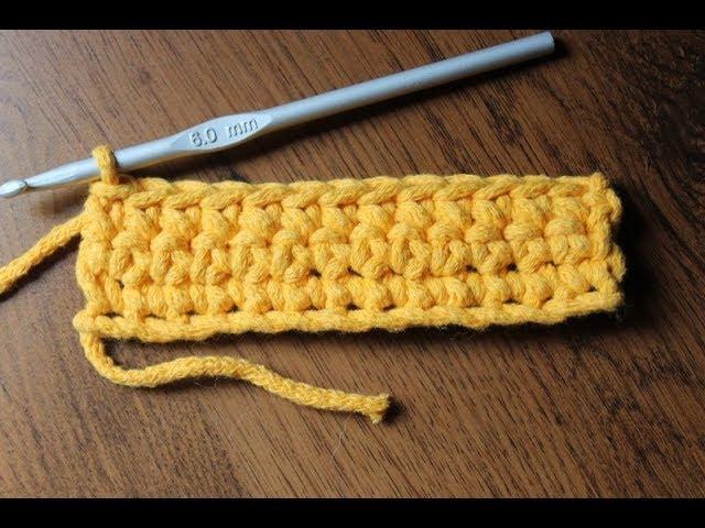 single crochet - part 2 - how to start a next row - 6