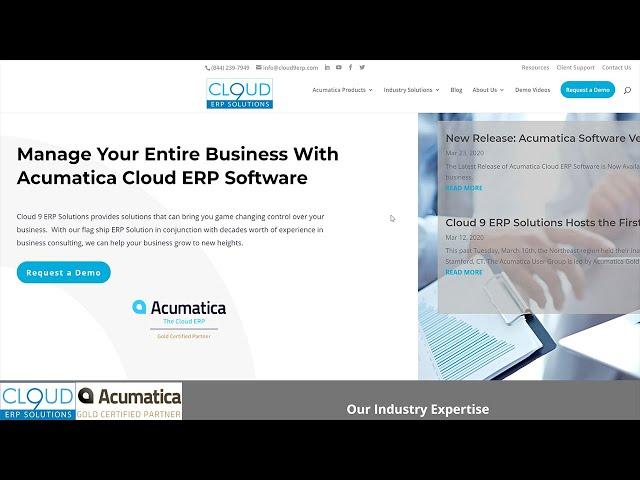 Access the Cloud 9 ERP Support Portal