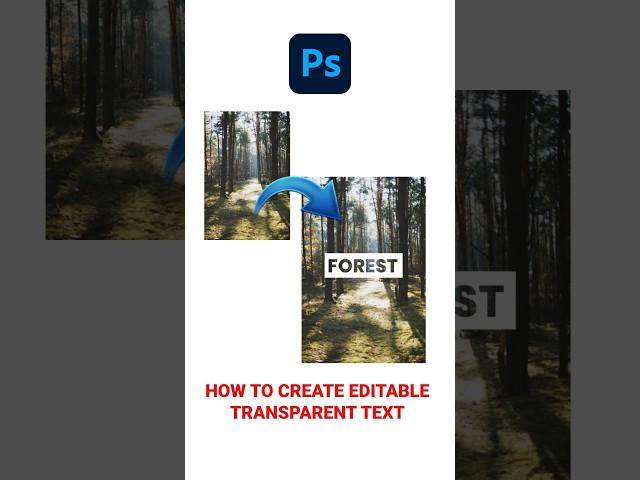 CREATE Stunning Transparent Text Effects in Photoshop FAST!