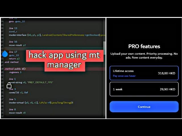 شرح تهكير البرامج من الصفر إلى الإحتراف hack app using mt manager