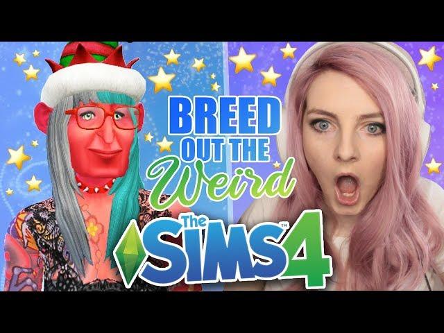 Sims 4 Breed out the Weird Challenge.... fail.