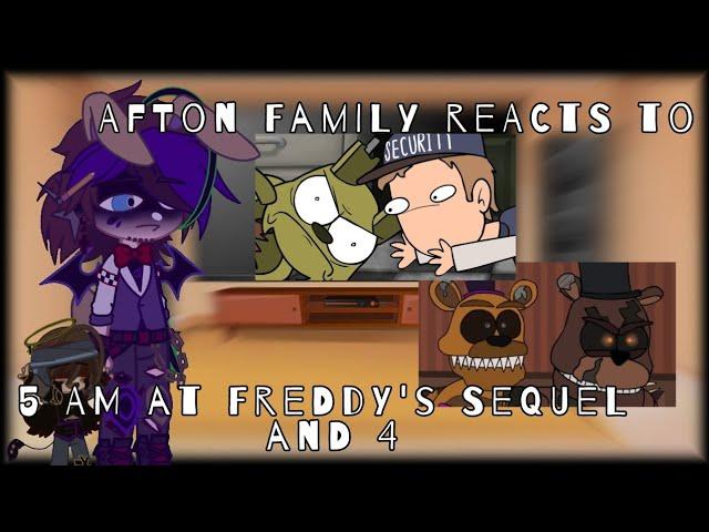 Afton Family Reacts To: 5 AM at Freddy's Sequel & 4 ||GC|| [FNaF] Part 2/3 (5K SPECIAL)