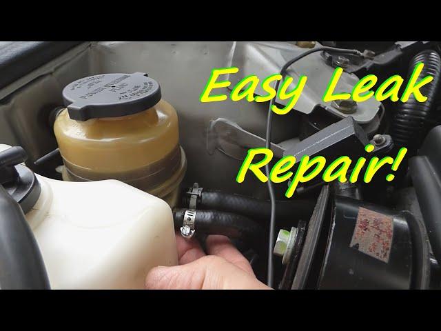 Power Steering Leak? Check this EASY FIX First