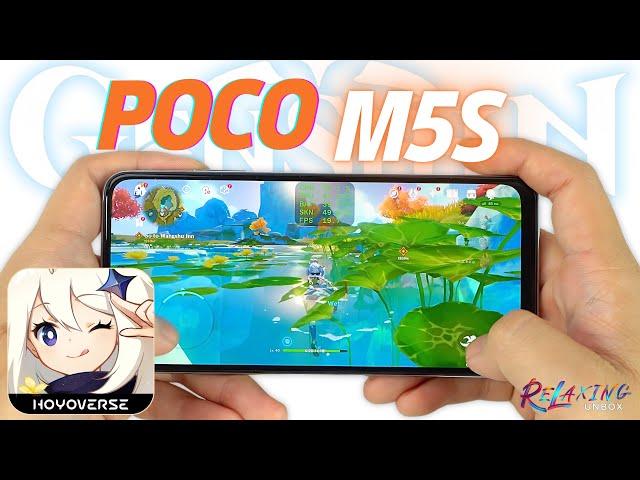 Poco M5s Genshin Impact Gaming Review Update | FPS & Battery Drain test