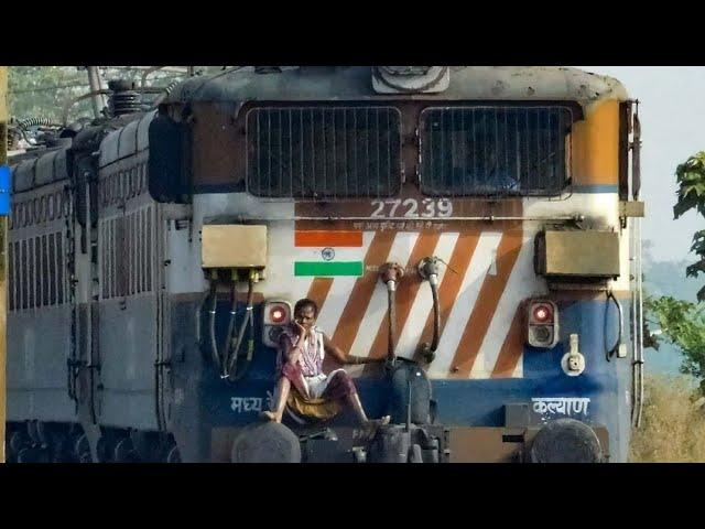 WAG 7 Locomotive Inside view | cab ride | wag7 कैसे चलता है