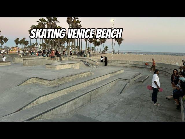 Skating Venice skate park for the first time