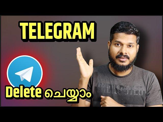 How to Delete Telegram Account | Youtube Tech Tips Malayalam