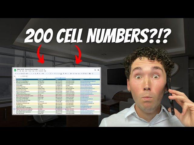 200 Personal Phone Numbers For FREE in 10 Minutes: SMMA Lead Scraping 2023