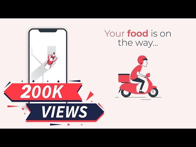 Hevofood App | Food Delivery Video | After Effects