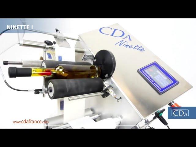 Ninette 1 - semi-automatic Labelling machine - by CDA 2018