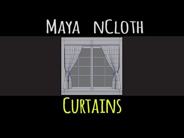 Maya - Create Curtains with nCloth