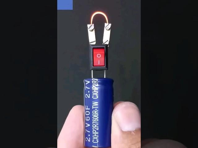 Electric lighter using capacitor #Shorts #Electric #lighter #viral