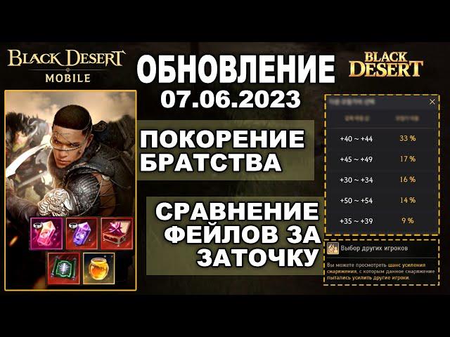  СТАТИСТИКА ТОЧКИ в БДО  ПОКОРЕНИЕ БРАТСТВА в БДМ  Обновление 07.06.23 BDO и Black Desert Mobile