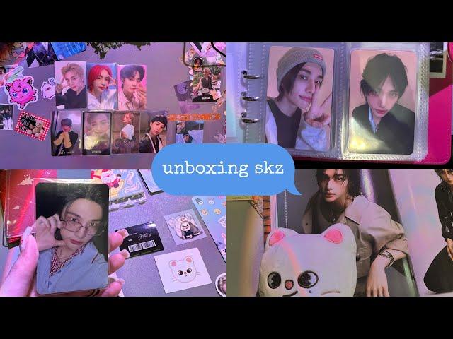 распаковка карт stray kids| unboxing photocards