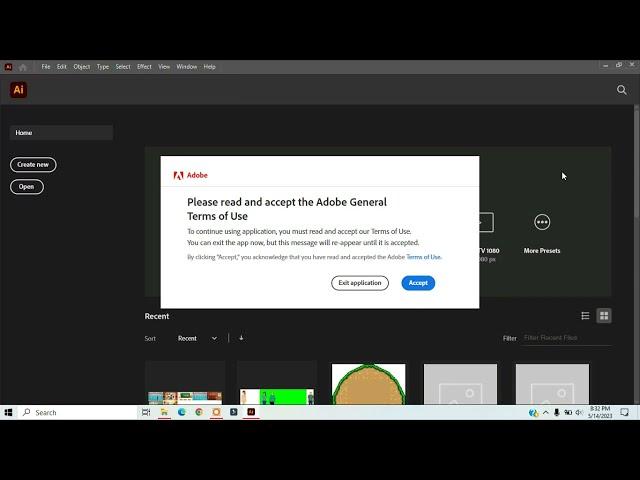 How to Fix Frozen "Please read and accept the Adobe General Terms of Use" Message in Adobe Programs