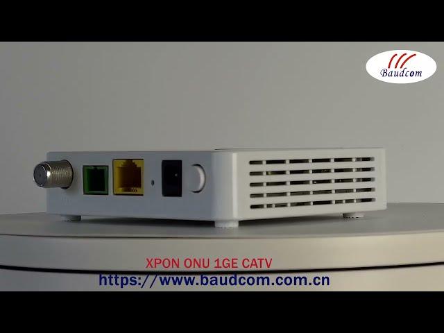 ONU CATV GPON Routering and remote CATV switch