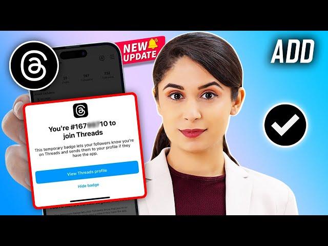 How To Add Threads Badge To Instagram 2024 [ Easy ]