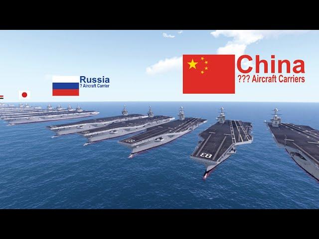 Aircraft Carrier Strength by Country (2020) Military Power Comparison