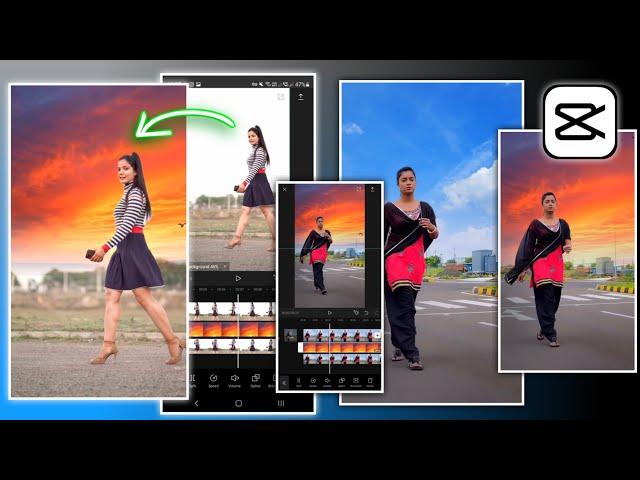 1 Click & Sky Cloud Effect || Sky Change Video Editing in Capcut | Capcut Video Editing