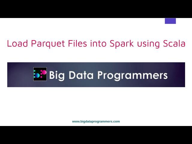 Spark Scala #3. Read Parquet files in spark using scala