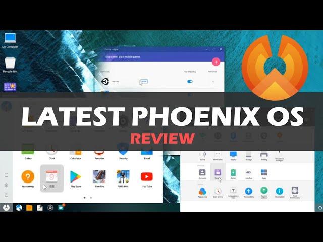 Latest Official Phoenix OS - Review [ Android Gamers On PC ] | 2GB RAM