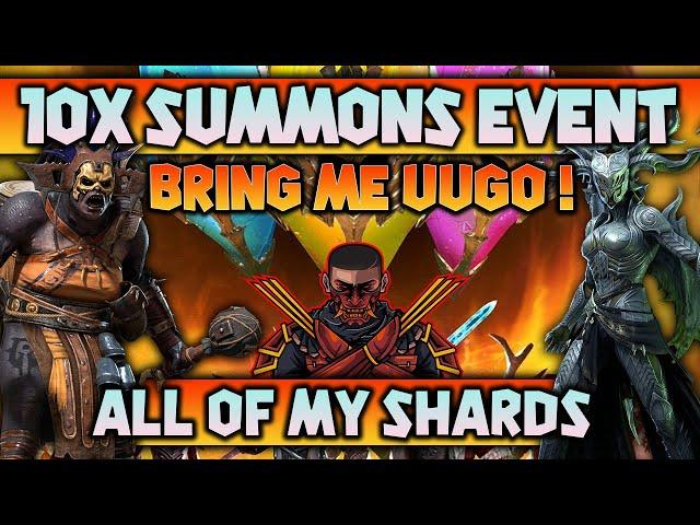 10X SUMMONS EVENT | Opening ALL My Shards | Viewer Summons | Raid Shadow Legends