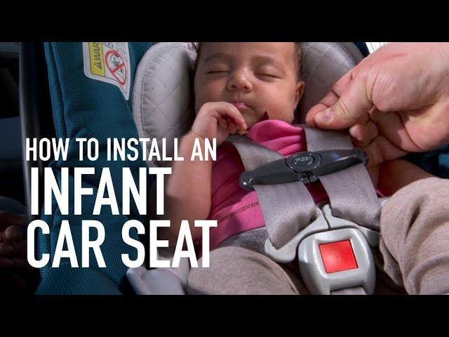 Infant car seat installation