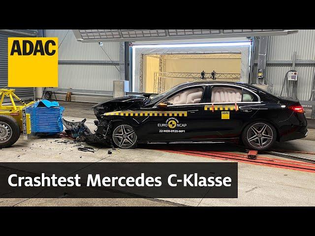 Mercedes C-Klasse im Crashtest | ADAC & Euro NCAP