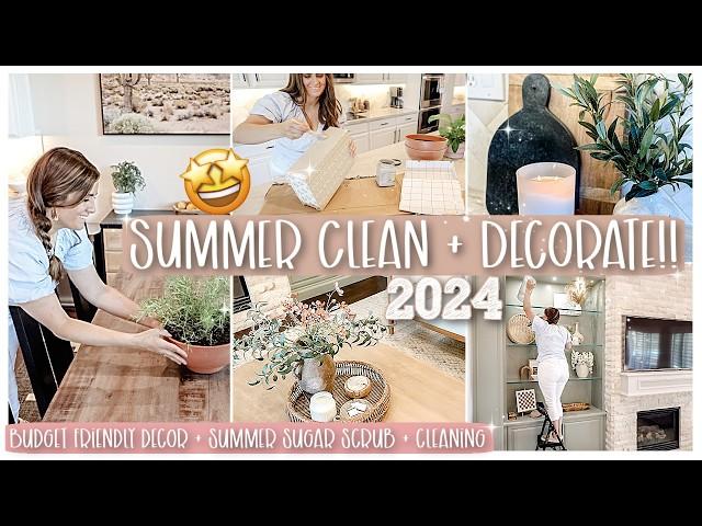 Budget SUMMER CLEAN & DECORATE WITH ME 2024 :: Thrifted Summer Decorating Ideas