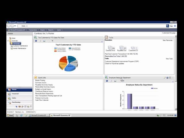 Dynamics GP   Web Client