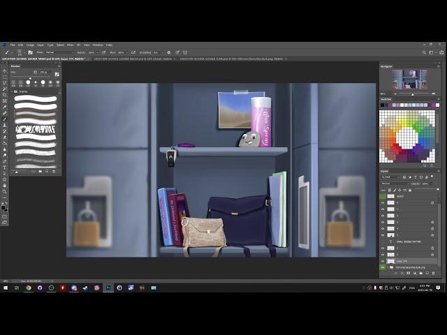 19/04/22 || Locker Interiors || Summertime Saga Development Stream